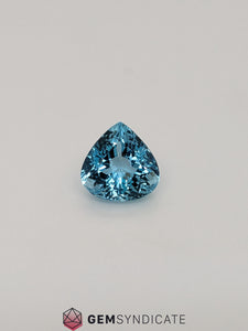 Vibrant Pear Shape Blue Aquamarine 5.93ct