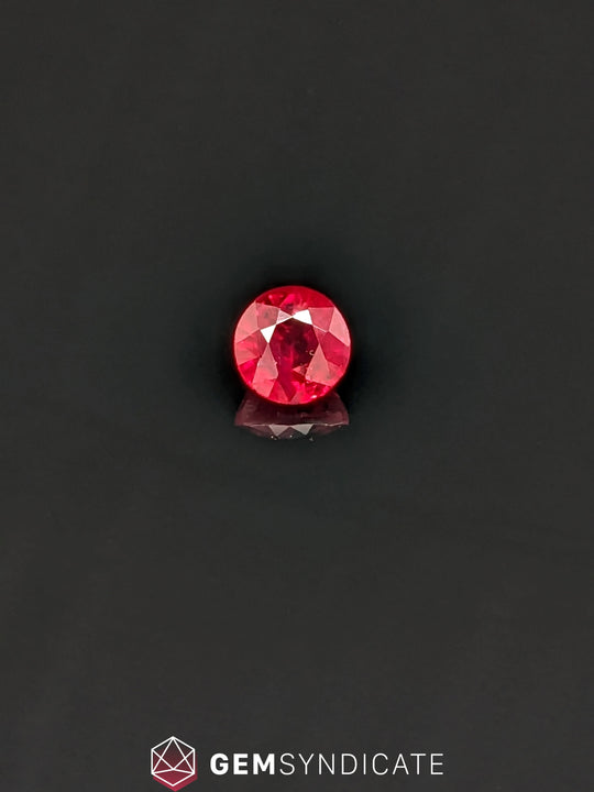 Charming Round Ruby 0.66ct