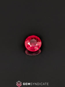 Exciting Round Red Ruby 0.73ct