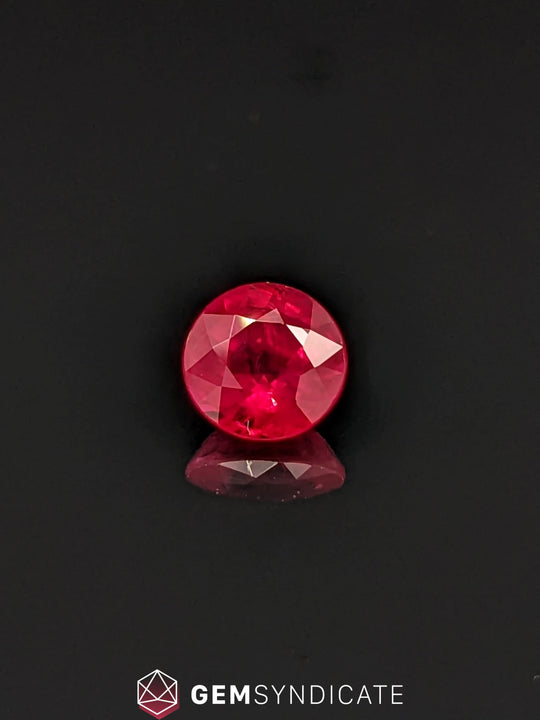 Mesmerizing Round Red Ruby 0.84ct
