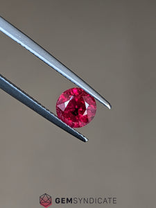 Dramatic Round Red Ruby 1.48ct