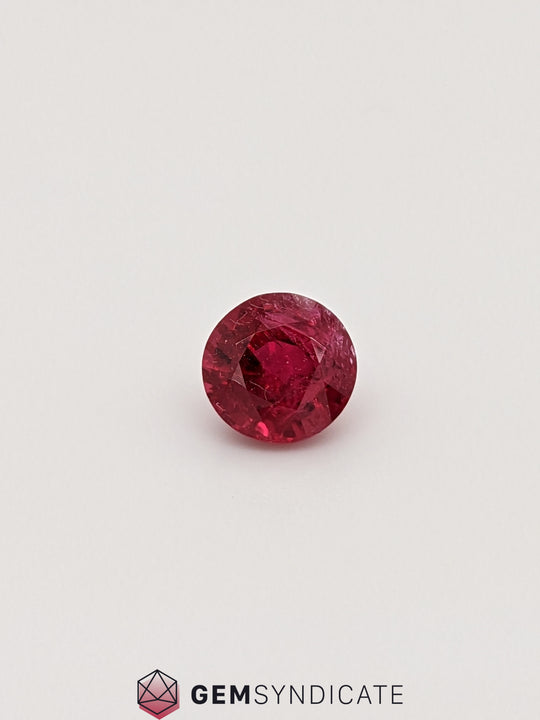 Dramatic Round Red Ruby 1.48ct