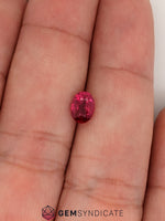 Load image into Gallery viewer, Sensational Oval Red Ruby 1.04ct
