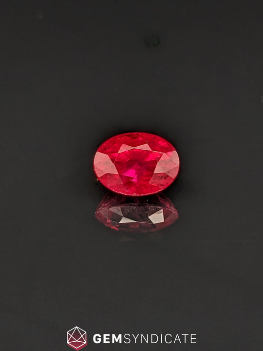 Dramatic Oval Red Ruby 1.35ct