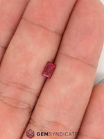 Load image into Gallery viewer, Pretty Baguette Red Ruby 0.49ct
