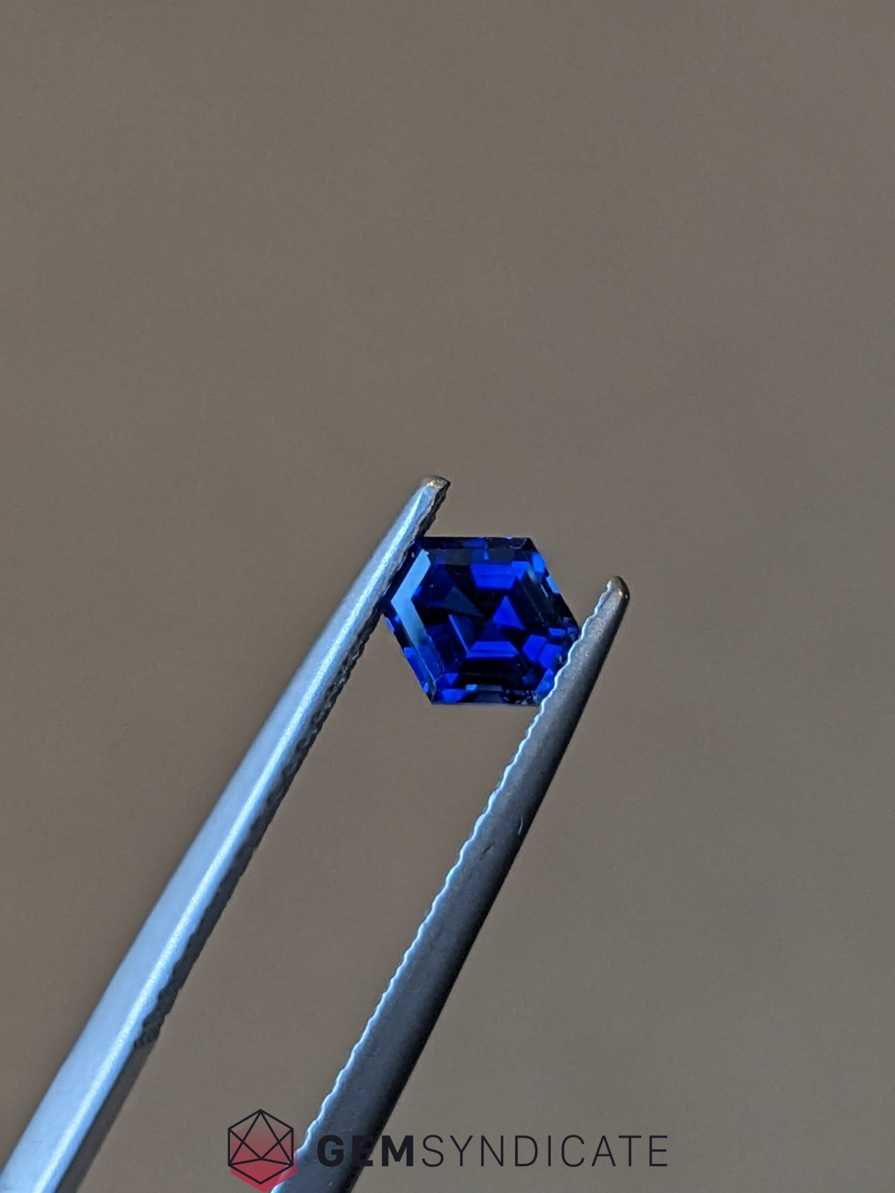Stunning Elongated Hexagon Blue Sapphire 1.01ct