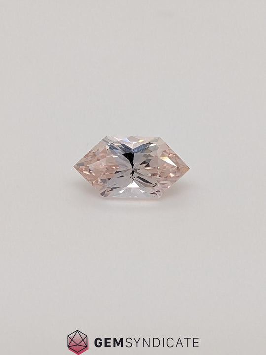 Modern Elongated Hexagon Peach Sapphire 1.51