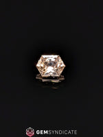 Load image into Gallery viewer, Juicy Elongated Hexagon Peach Sapphire 1.01ct
