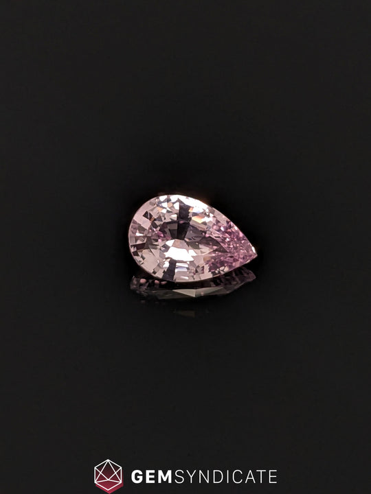 Elegant Pear-Shaped Pink Sapphire 1.63ct
