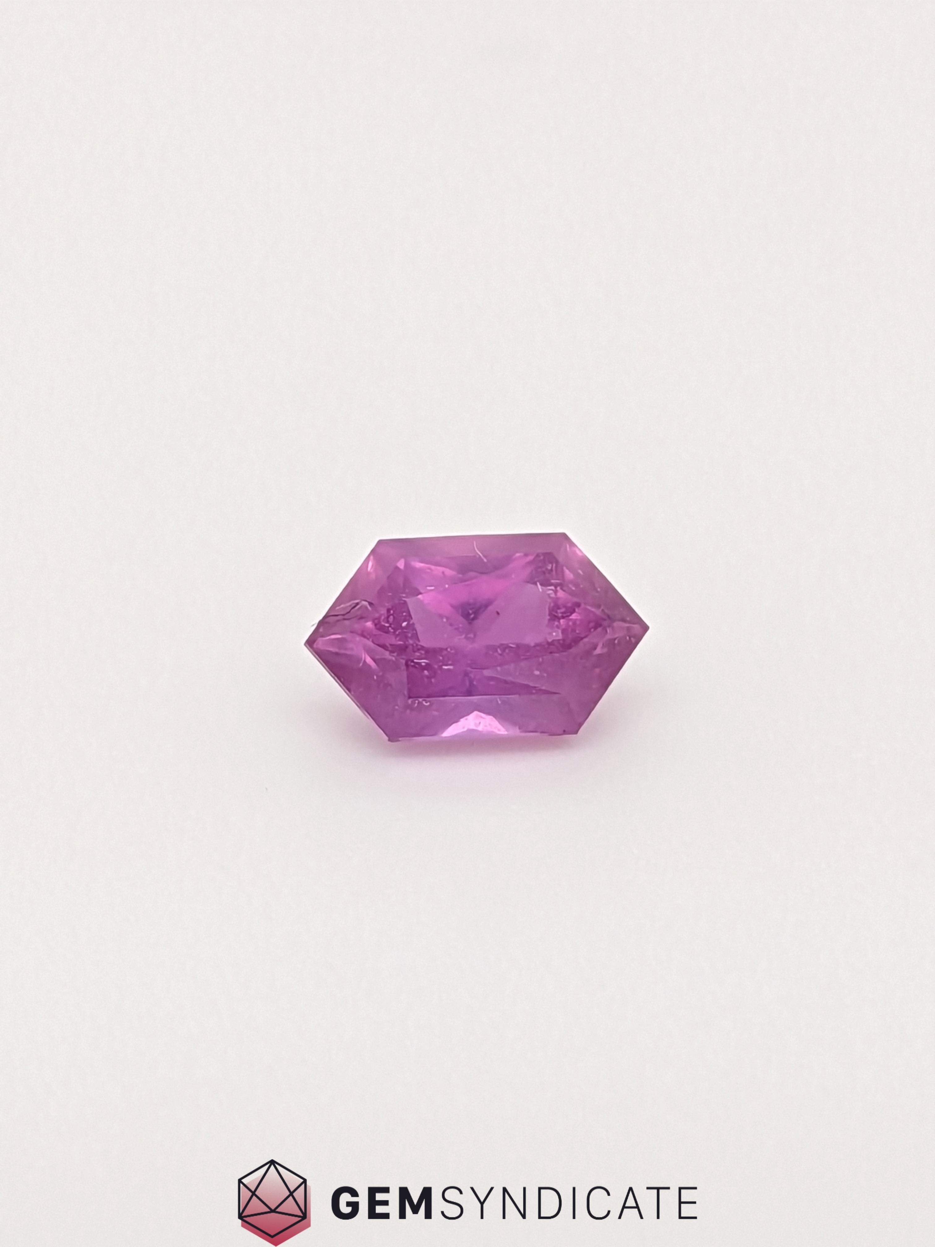 Dynamic Elongated Hexagon Pink Sapphire 1.19ct
