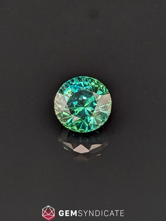 Impressive Round Teal Sapphire 4.47ct