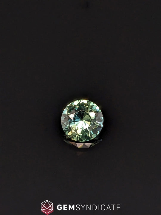 Elegant Round Teal Sapphire 1.72ct
