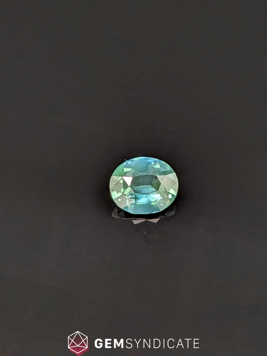 Gorgeous Oval Teal Sapphire 1.03ct