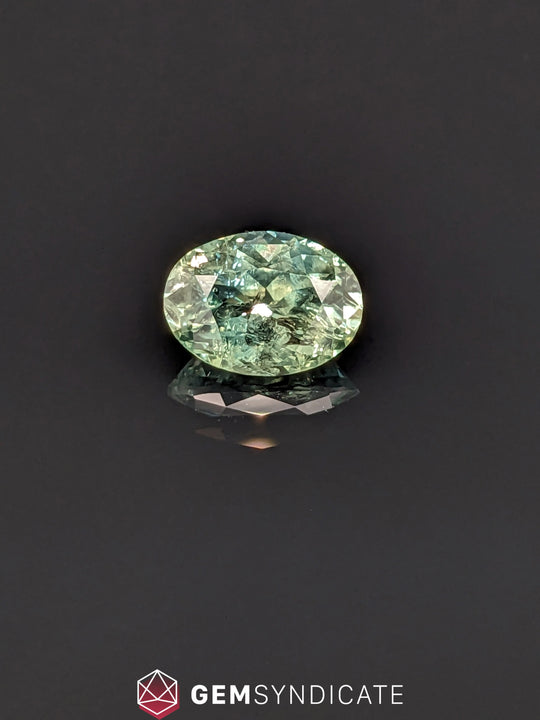 Amazing Oval Teal Sapphire 2.19ct