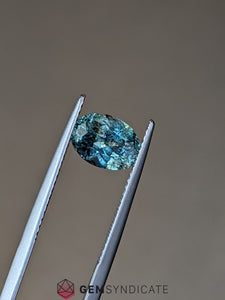 Amazing Oval Teal Sapphire 2.19ct