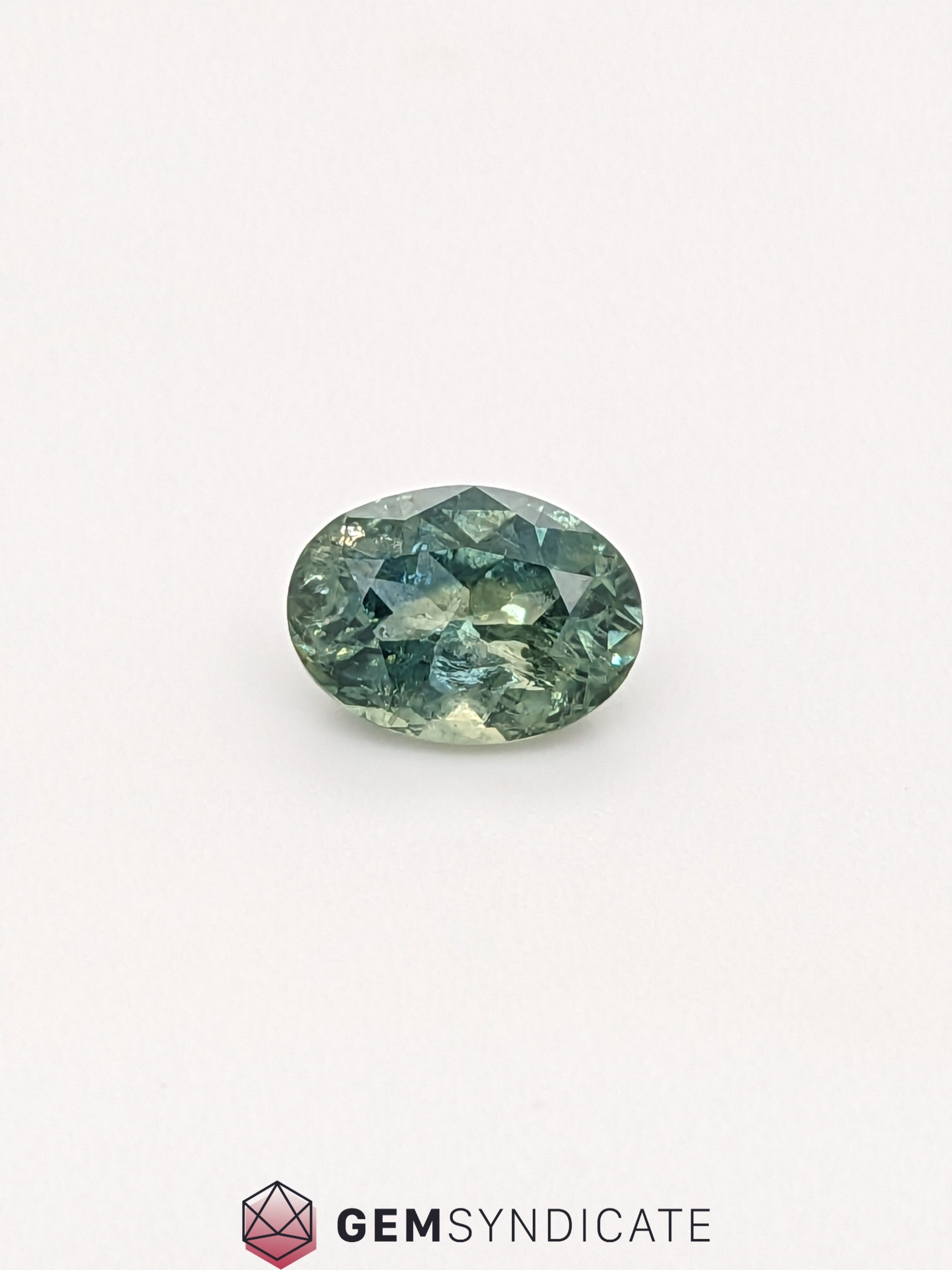 Amazing Oval Teal Sapphire 2.19ct