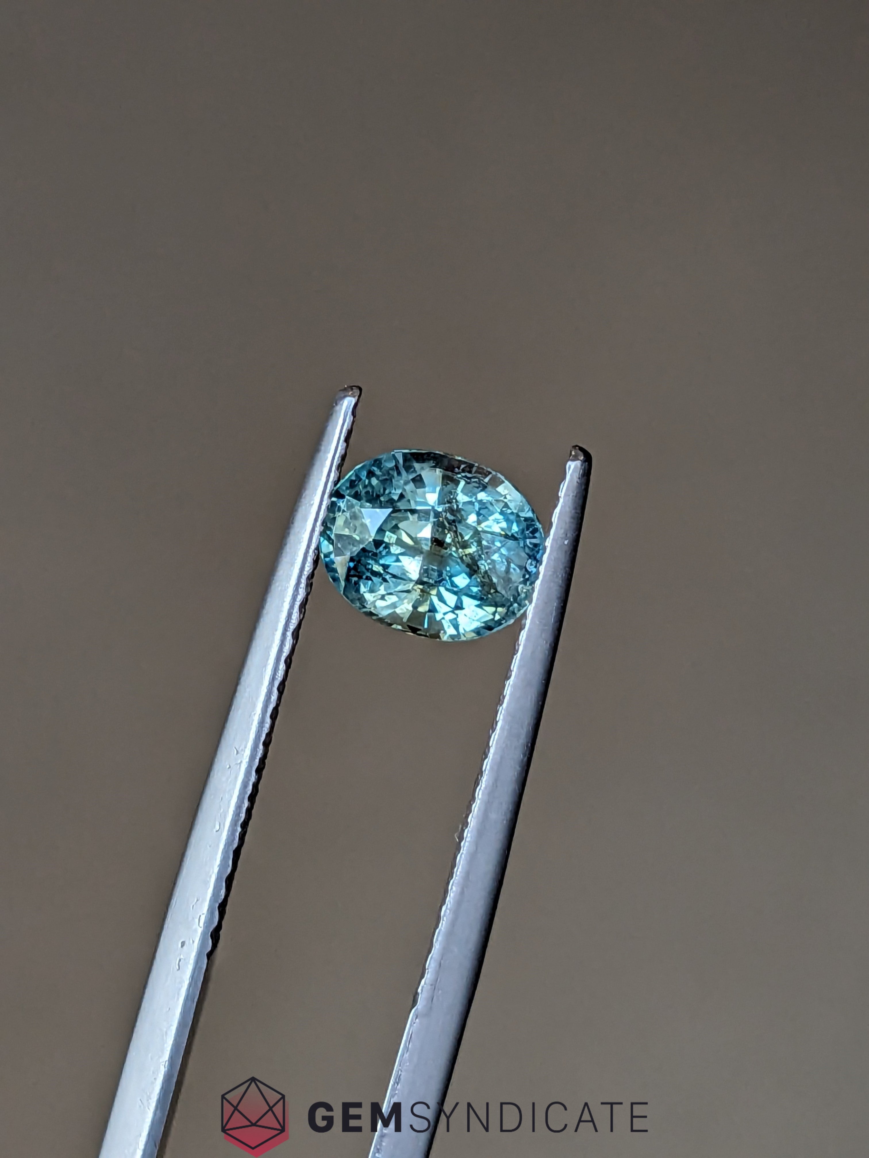Airy Oval Teal Sapphire 1.77ct