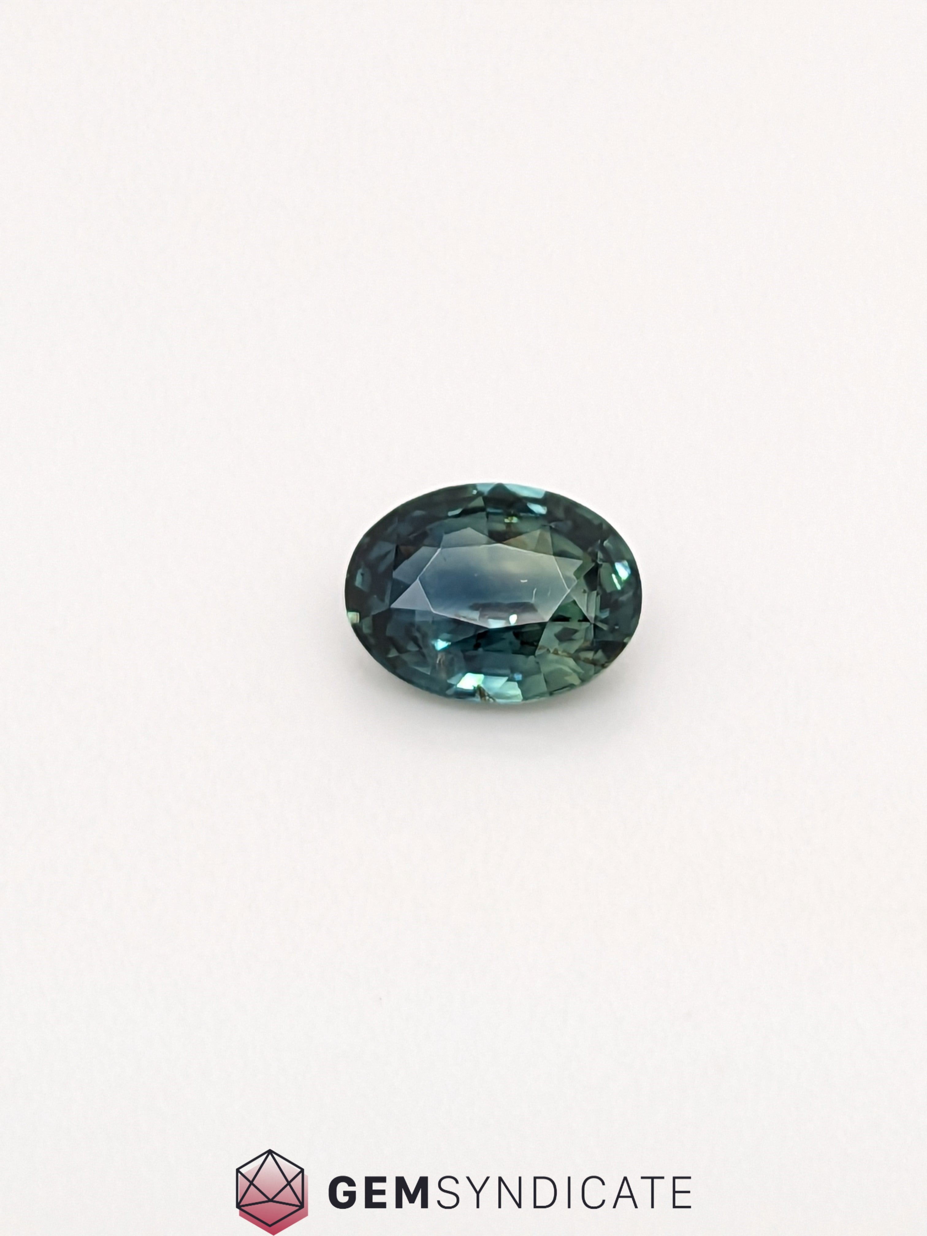 Mesmerizing Oval Teal Sapphire 2.02ct
