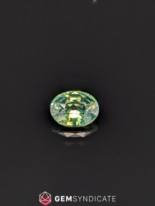 Lovely Oval Teal Sapphire 1.72ct