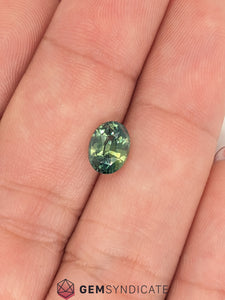 Lovely Oval Teal Sapphire 1.72ct