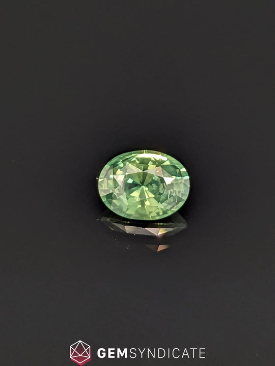Glistening Oval Teal Sapphire 1.78ct