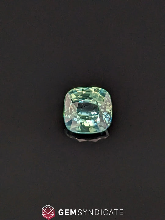 Stunning Cushion Teal Sapphire 2.61ct