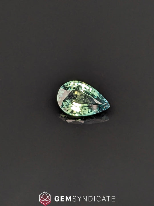 Enchanting Pear Shape Teal Sapphire 1.54ct