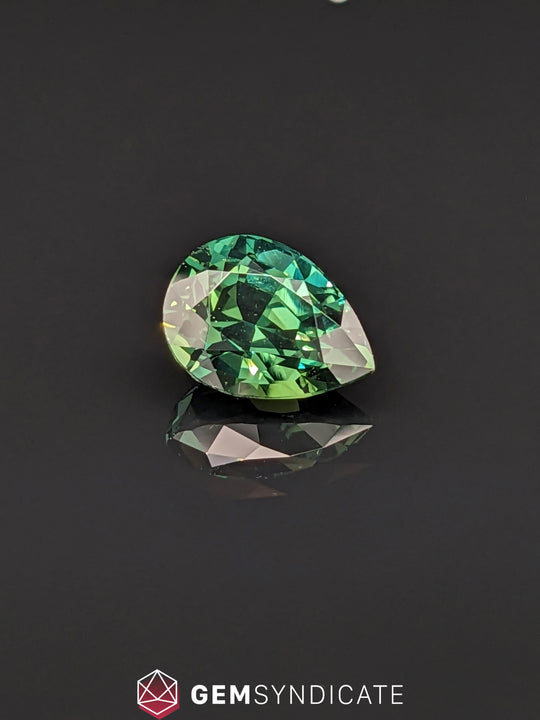 Beautiful Pear Shape Teal Sapphire 2.08ct