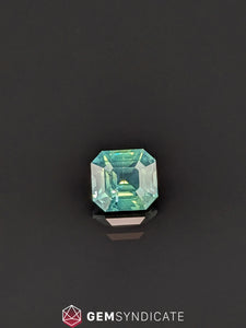 Regal Emerald Cut Teal Sapphire 1.58ct