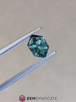 Load image into Gallery viewer, Enchanting Elongated Hexagon Teal Sapphire 1.41ct
