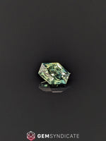 Load image into Gallery viewer, Blissful Elongated Hexagon Teal Sapphire 1.23ct
