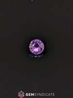 Load image into Gallery viewer, Delicate Round Purple Sapphire 0.66ct
