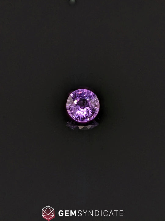 Delicate Round Purple Sapphire 0.66ct
