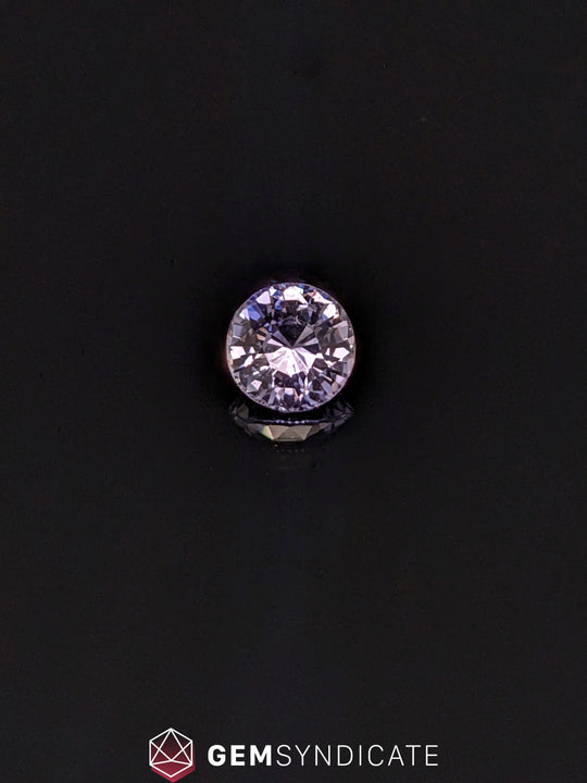Graceful Round Purple Sapphire 1.65ct