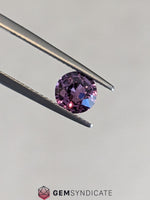 Load image into Gallery viewer, Dramatic Round Purple Sapphire 1.28ct
