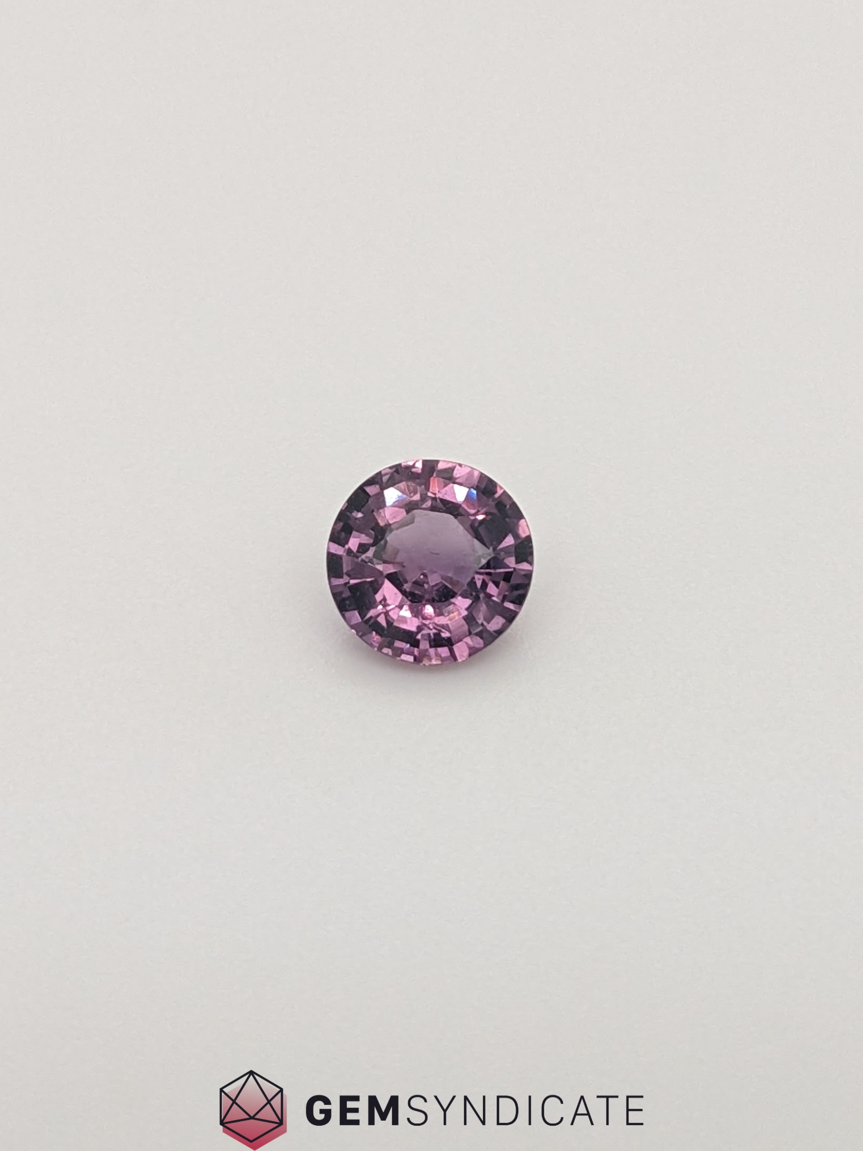 Dramatic Round Purple Sapphire 1.28ct