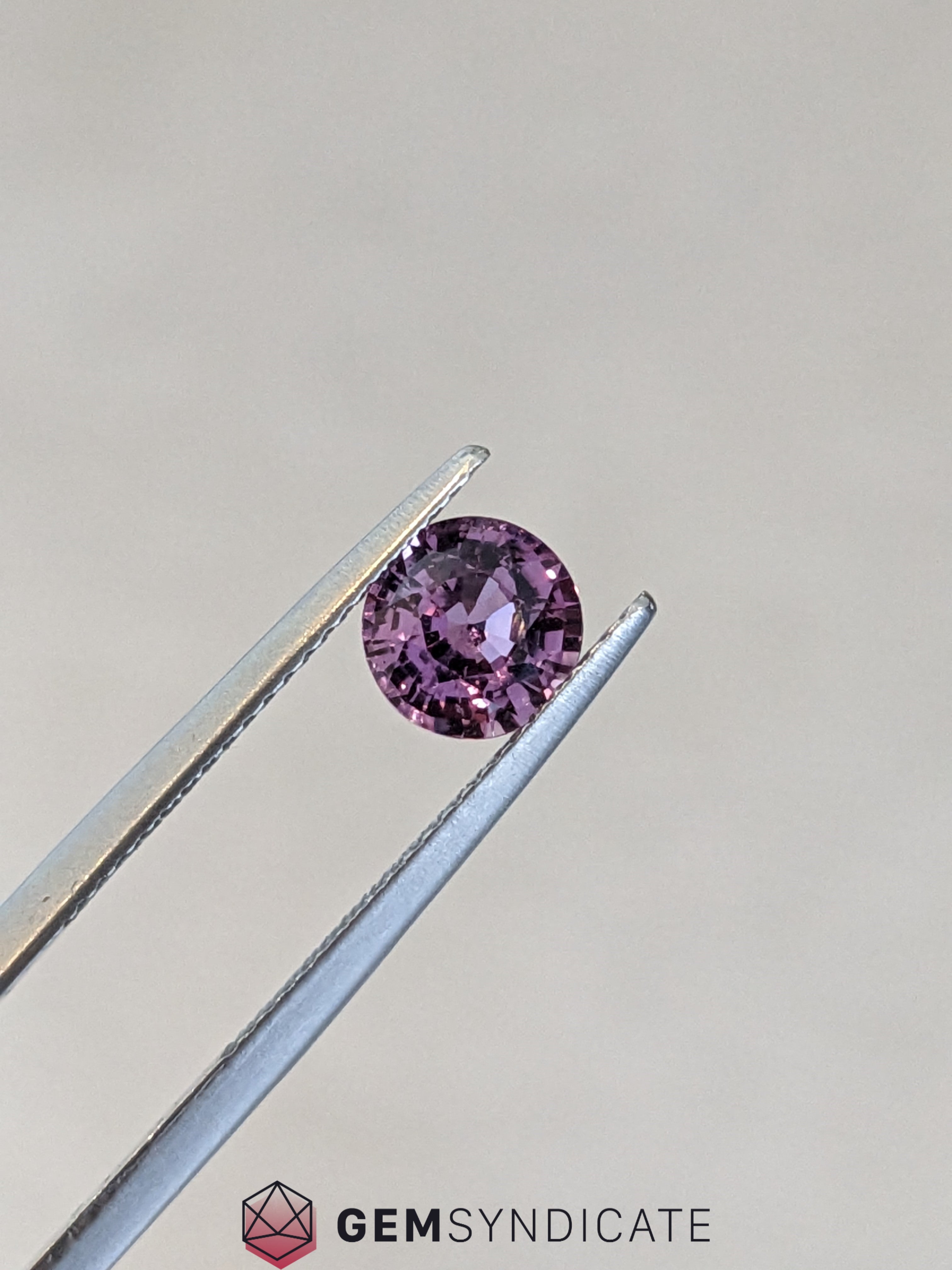 Captivating Round Purple Sapphire 1.39ct