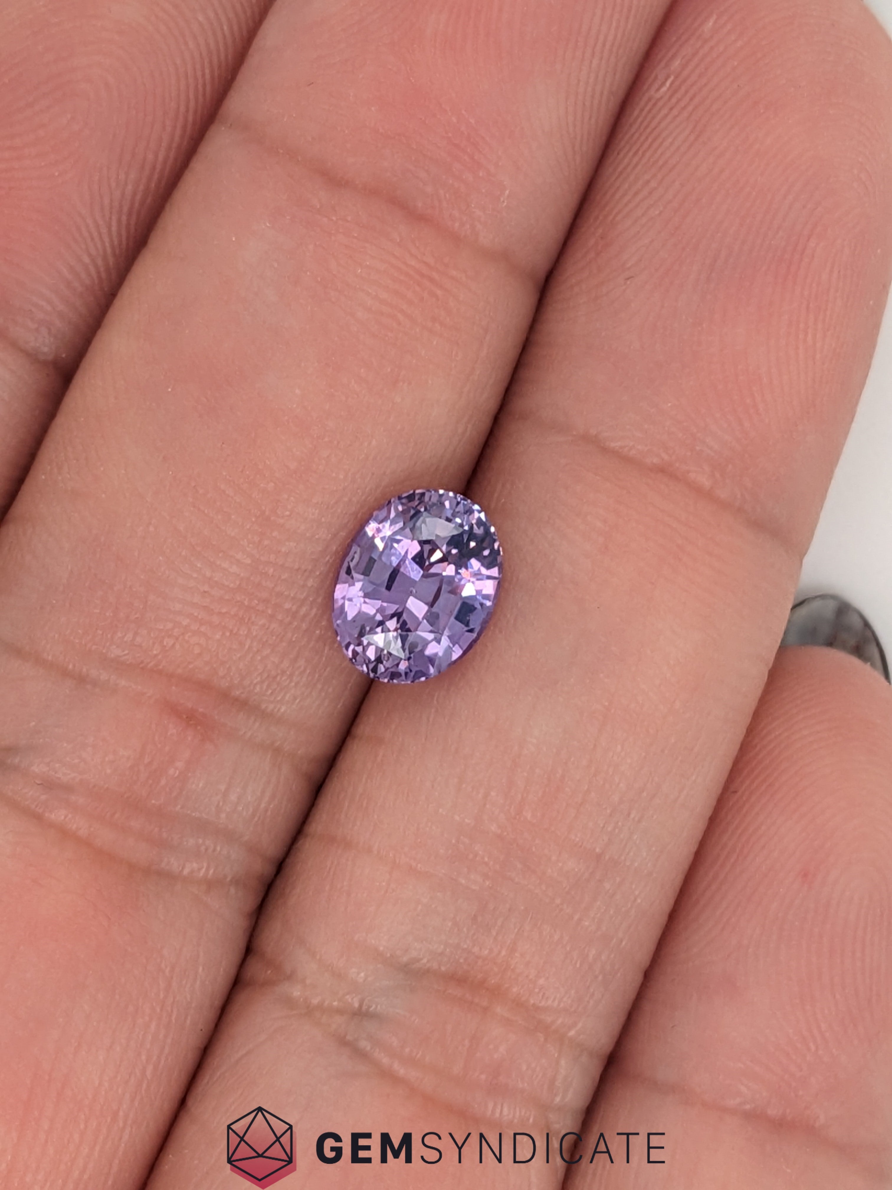 Glamorous Oval Purple Sapphire 1.98ct