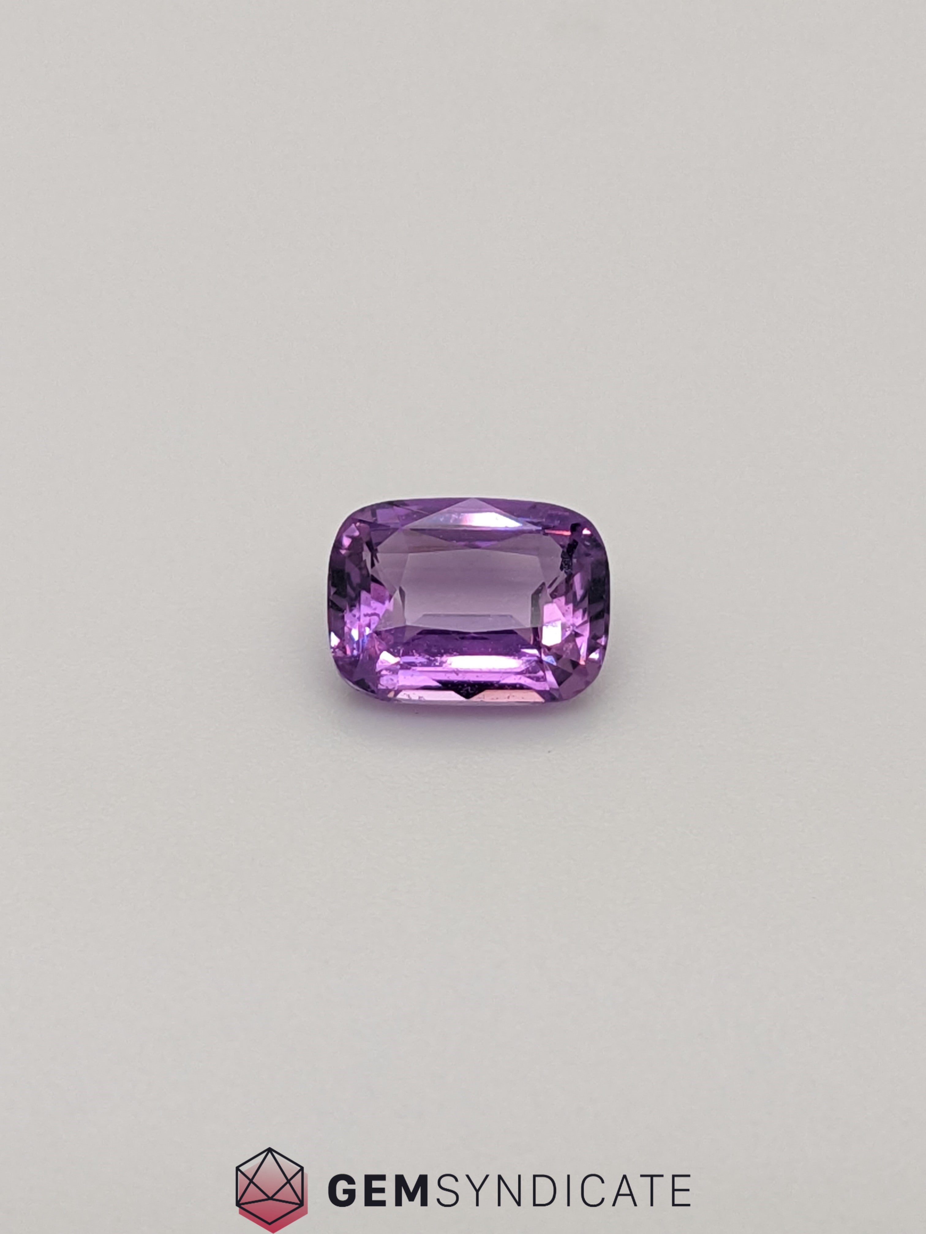 Stunning Cushion Purple Sapphire 1.70ct