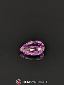 Sophisticated Pear Shape Purple Sapphire 1.55ct