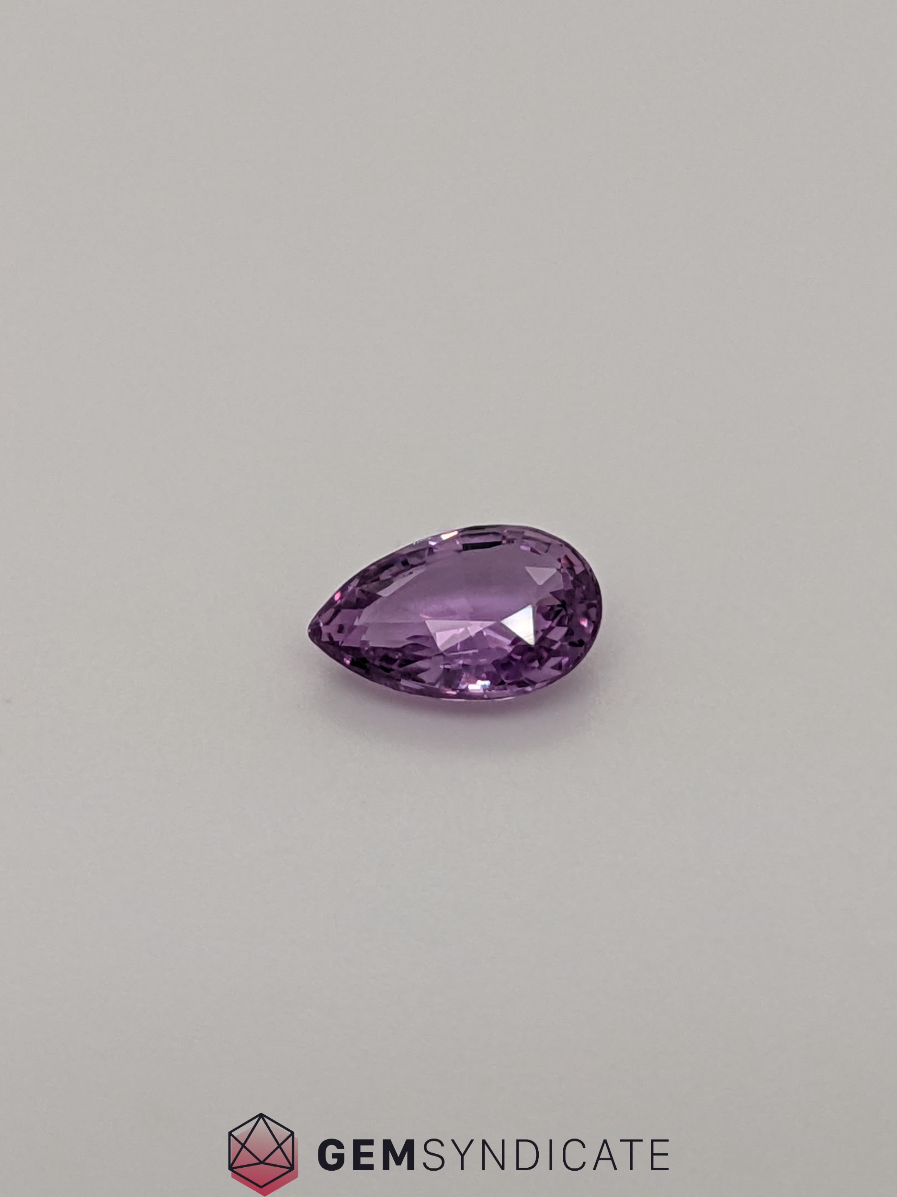 Sophisticated Pear Shape Purple Sapphire 1.55ct