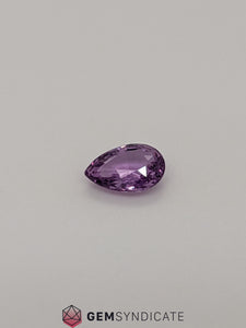 Sophisticated Pear Shape Purple Sapphire 1.55ct