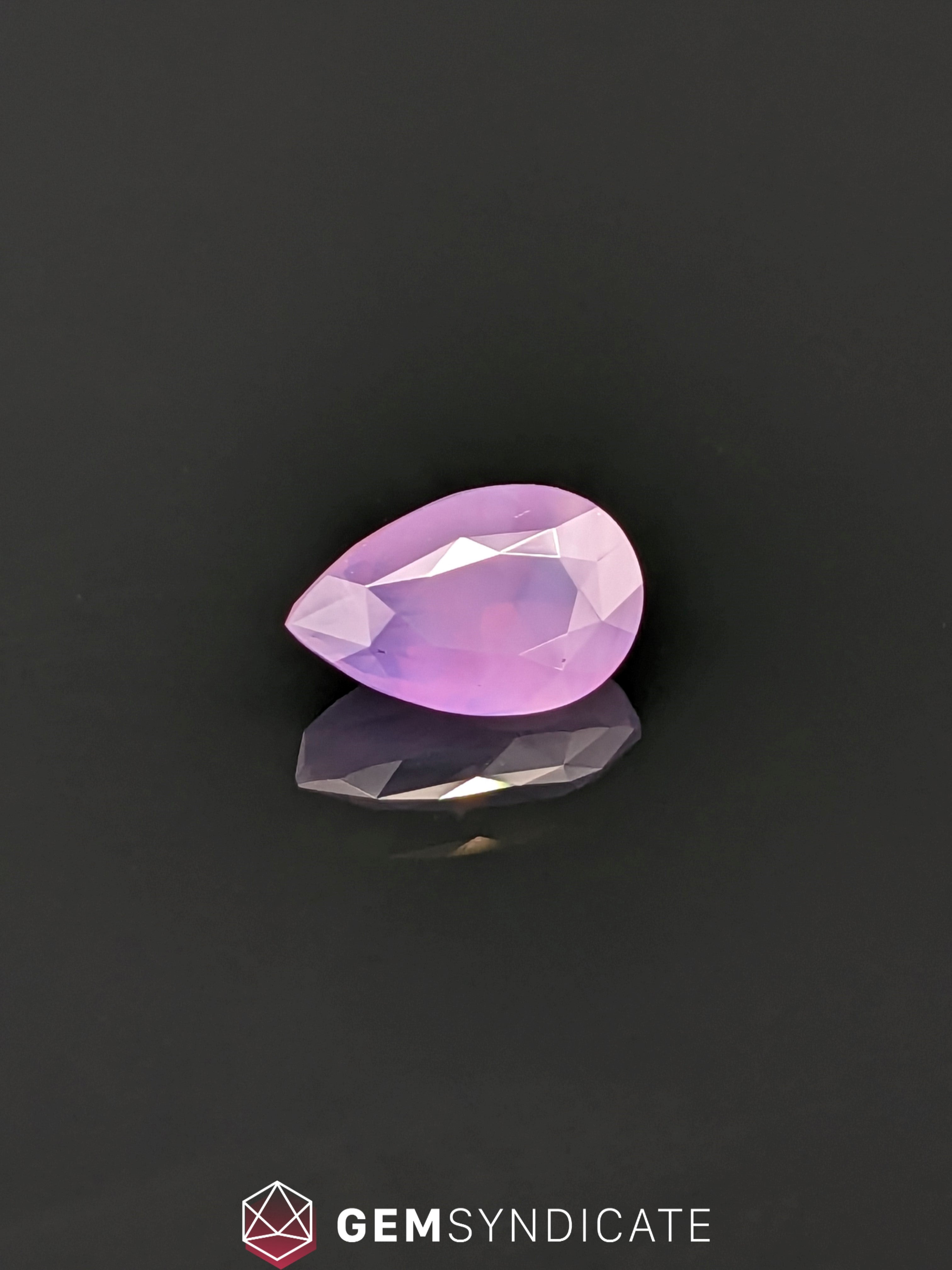Unique Pear Shape Purple Sapphire 2.07ct