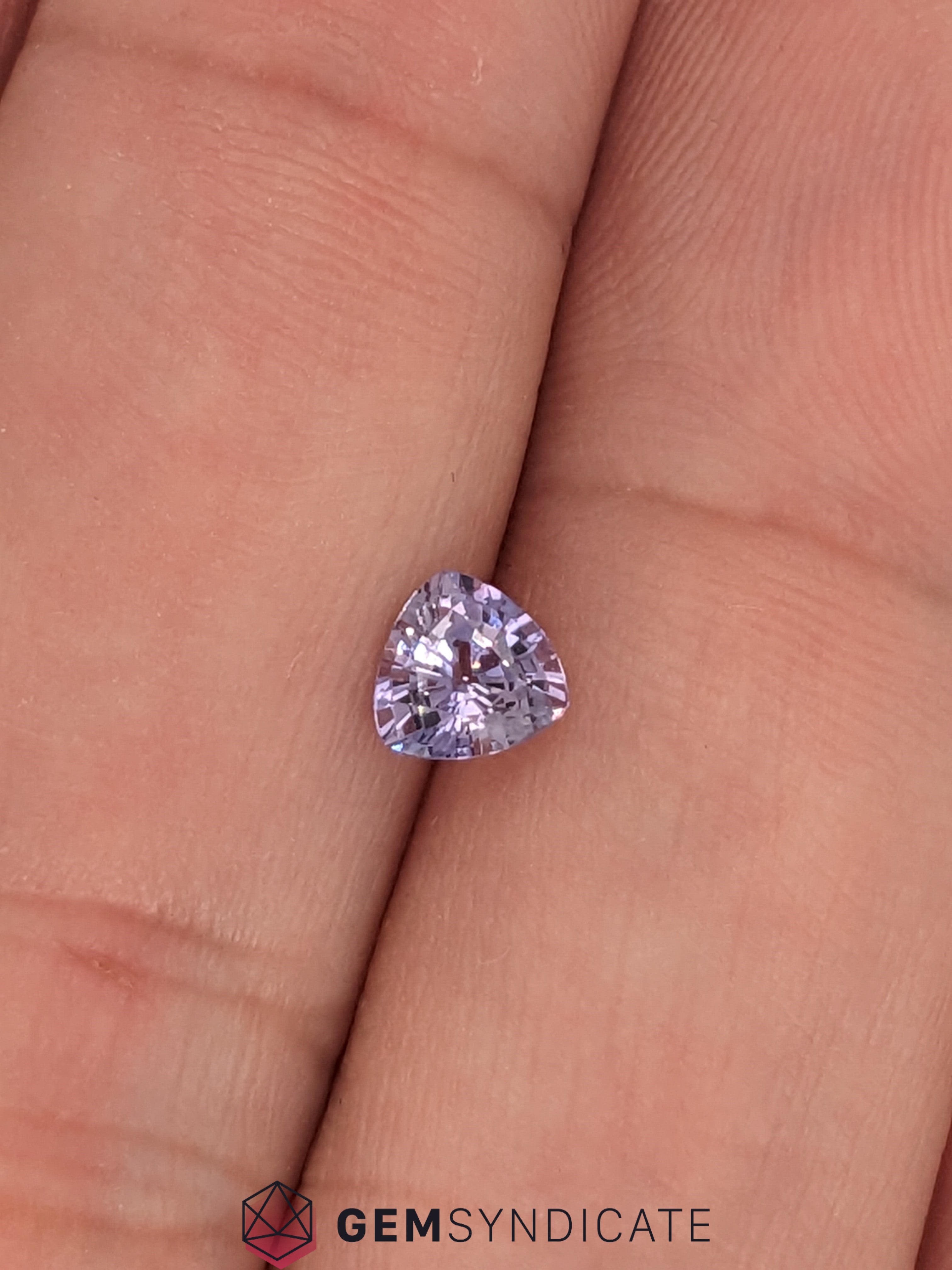 Charismatic Trillion Purple Sapphire 0.58ct
