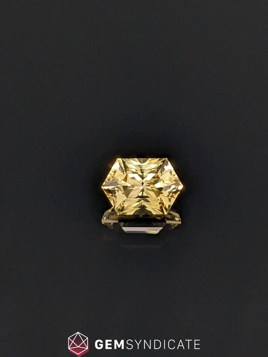 Brilliant Elongate Hexagon Yellow Sapphire 1.16ct