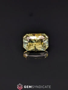 Flirty Emerald Cut Parti Sapphire 2.18ct