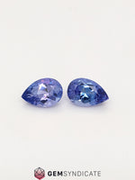 Load image into Gallery viewer, Elegant Pear Shape Blue Tanzanite Pair 2.72ctw
