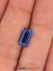 Impressive Rectangle Blue Tanzanite 2.44ct