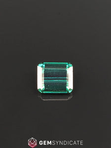 Enchanting Emerald Cut Green Tourmaline 3.66ct