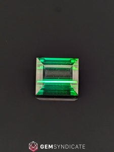 Bold Rectangle Green Tourmaline 6.42ct